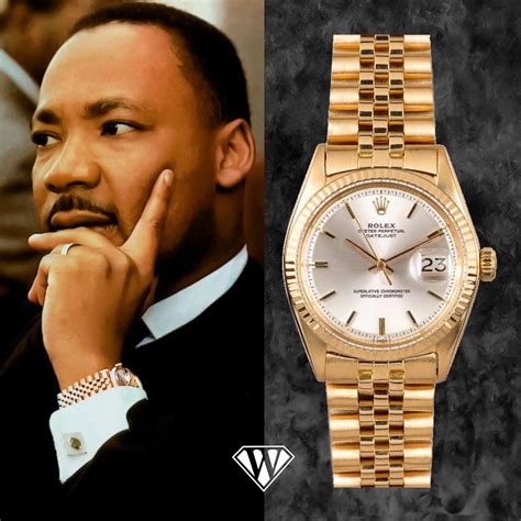 mlk rolex watch|martin luther king gold watch.